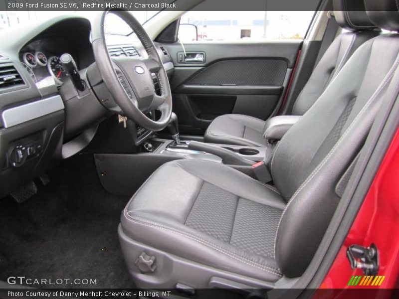 Redfire Metallic / Charcoal Black 2009 Ford Fusion SE V6