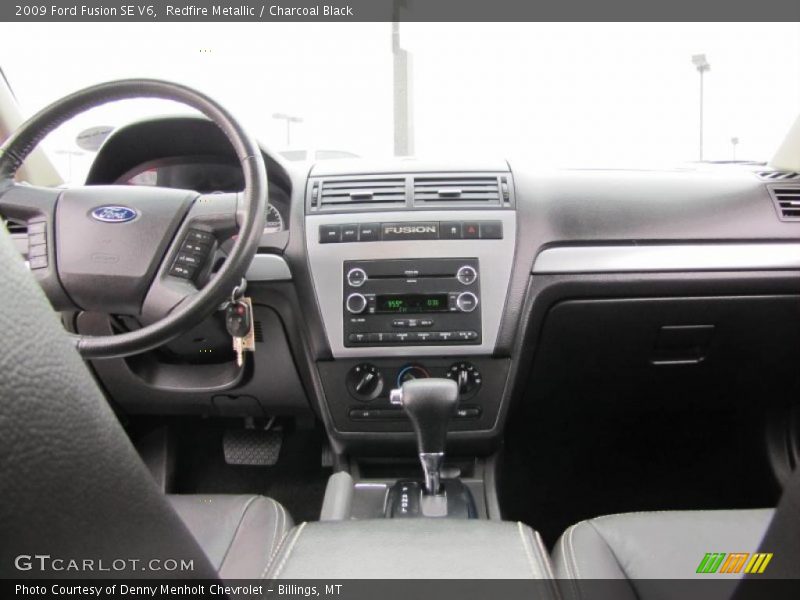 Redfire Metallic / Charcoal Black 2009 Ford Fusion SE V6