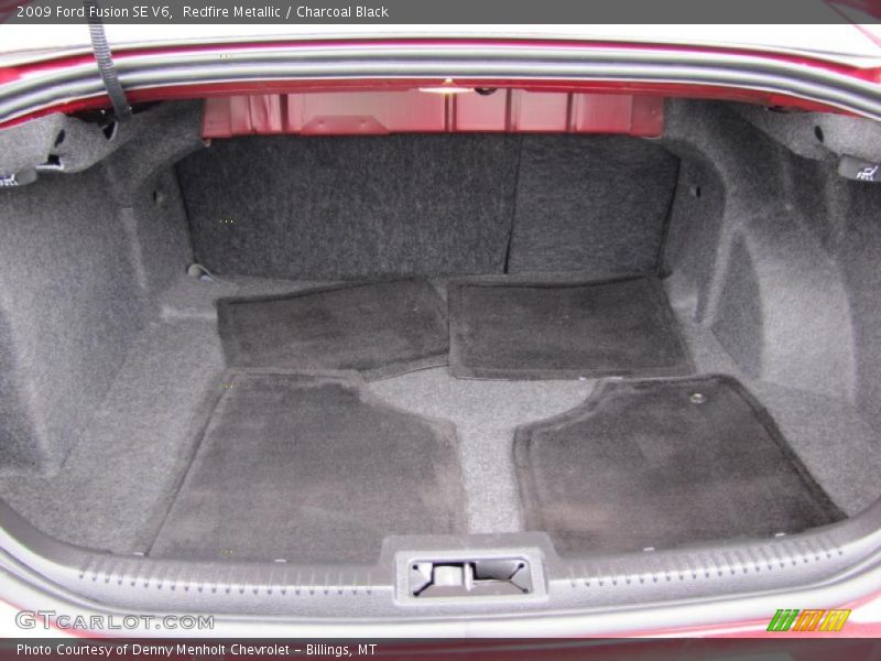 Redfire Metallic / Charcoal Black 2009 Ford Fusion SE V6