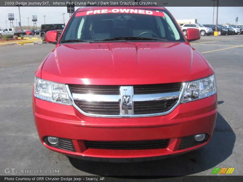 Inferno Red Crystal Pearl / Dark Slate Gray/Light Graystone 2009 Dodge Journey SXT