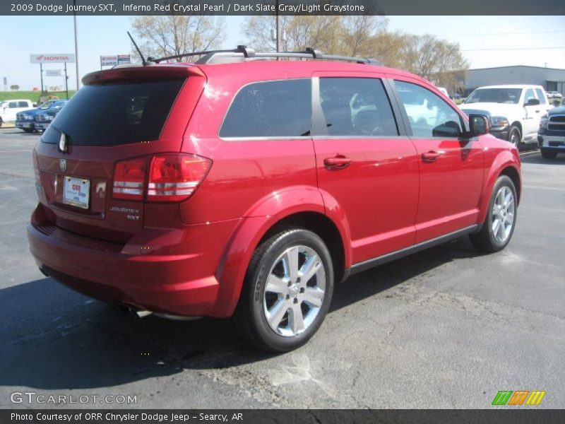 Inferno Red Crystal Pearl / Dark Slate Gray/Light Graystone 2009 Dodge Journey SXT