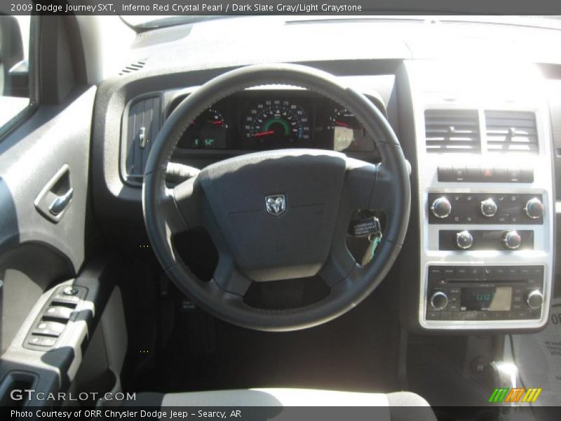 Inferno Red Crystal Pearl / Dark Slate Gray/Light Graystone 2009 Dodge Journey SXT