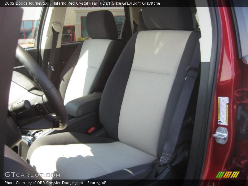 Inferno Red Crystal Pearl / Dark Slate Gray/Light Graystone 2009 Dodge Journey SXT