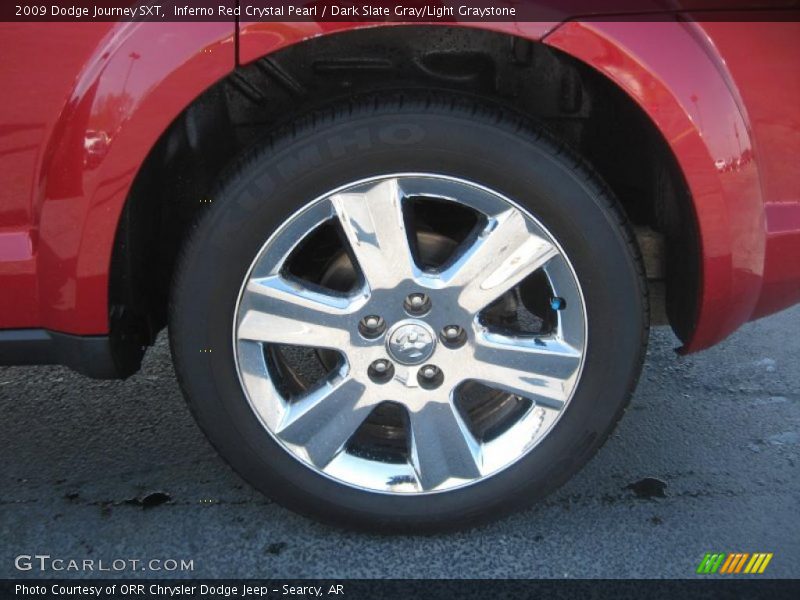 Inferno Red Crystal Pearl / Dark Slate Gray/Light Graystone 2009 Dodge Journey SXT