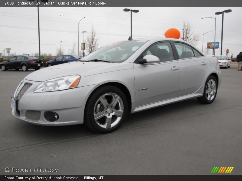  2009 G6 GXP Sedan Quicksilver Metallic