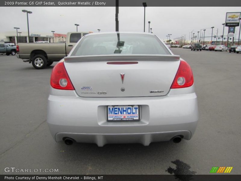 Quicksilver Metallic / Ebony 2009 Pontiac G6 GXP Sedan