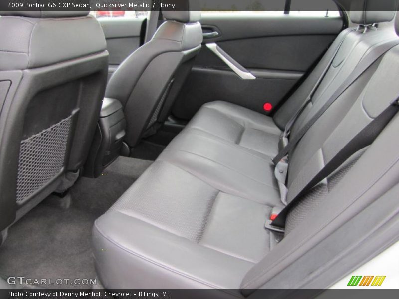  2009 G6 GXP Sedan Ebony Interior