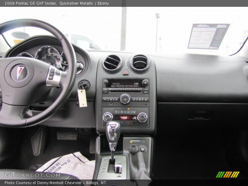 Quicksilver Metallic / Ebony 2009 Pontiac G6 GXP Sedan