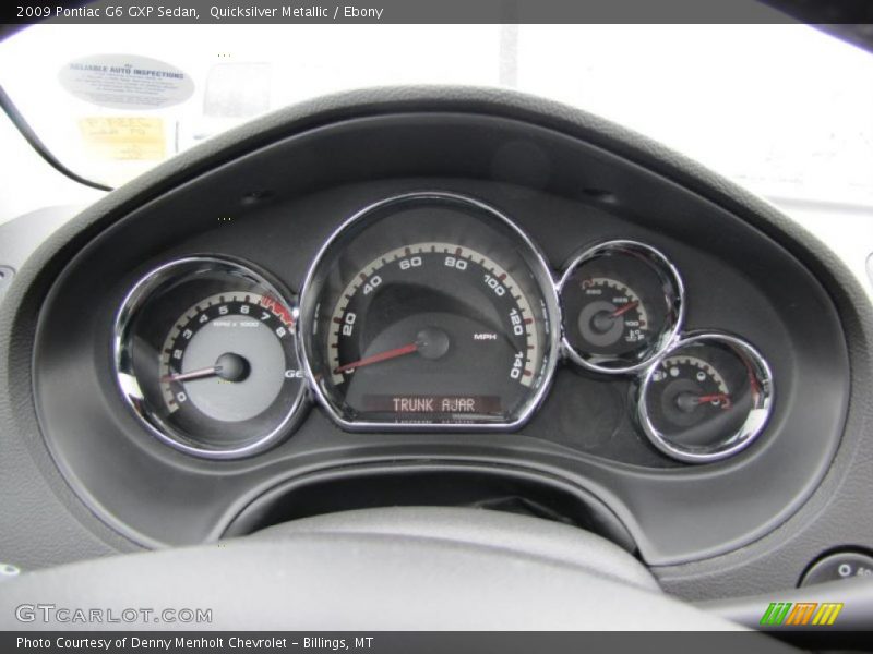  2009 G6 GXP Sedan GXP Sedan Gauges