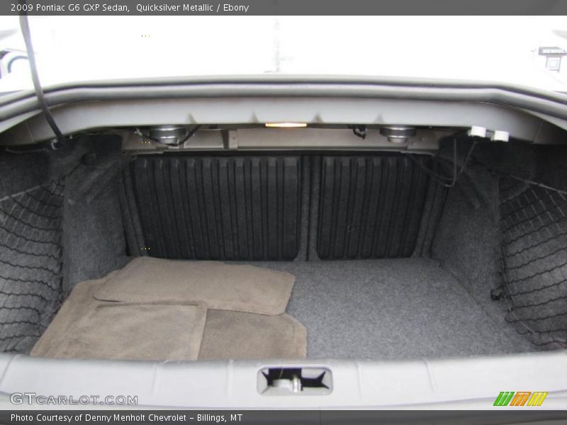  2009 G6 GXP Sedan Trunk