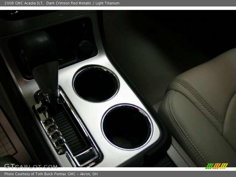 Dark Crimson Red Metallic / Light Titanium 2008 GMC Acadia SLT