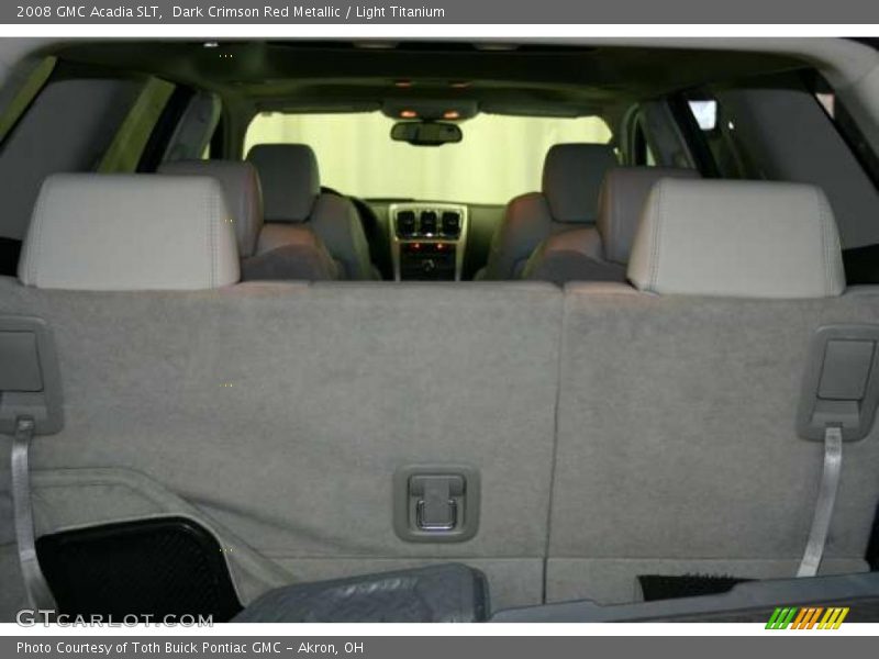 Dark Crimson Red Metallic / Light Titanium 2008 GMC Acadia SLT