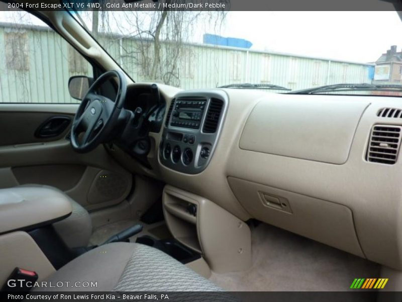 Gold Ash Metallic / Medium/Dark Pebble 2004 Ford Escape XLT V6 4WD