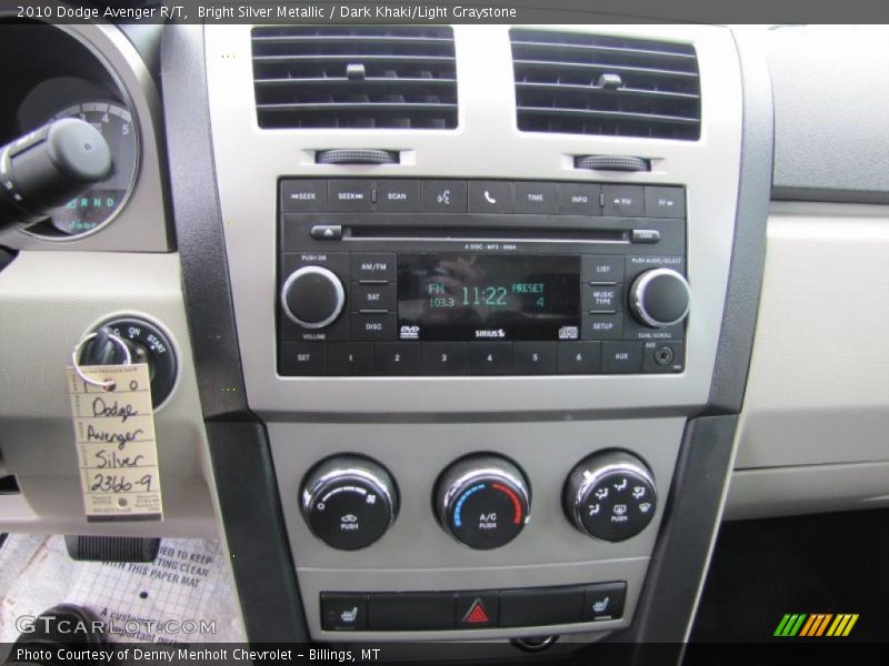 Bright Silver Metallic / Dark Khaki/Light Graystone 2010 Dodge Avenger R/T