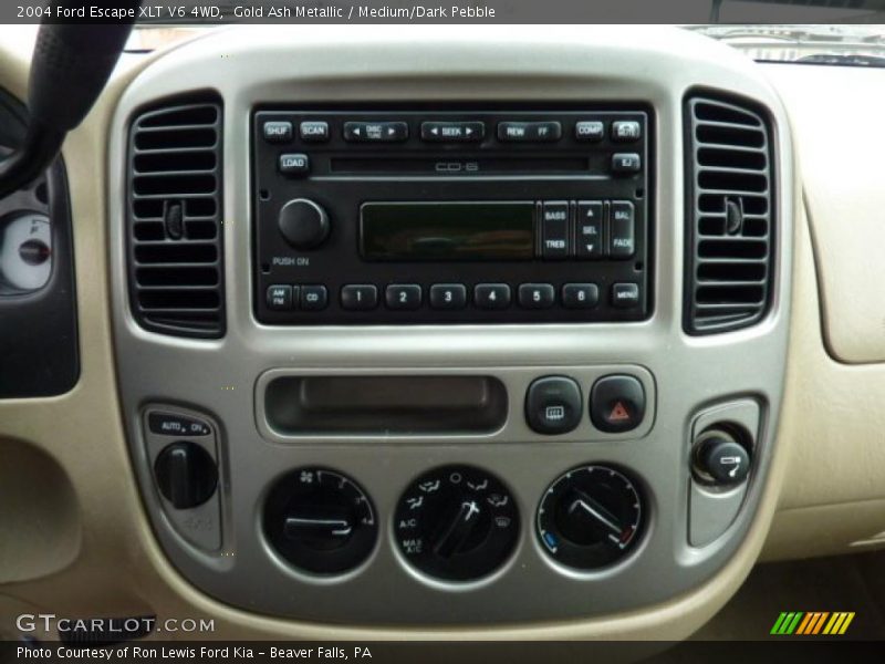 Gold Ash Metallic / Medium/Dark Pebble 2004 Ford Escape XLT V6 4WD