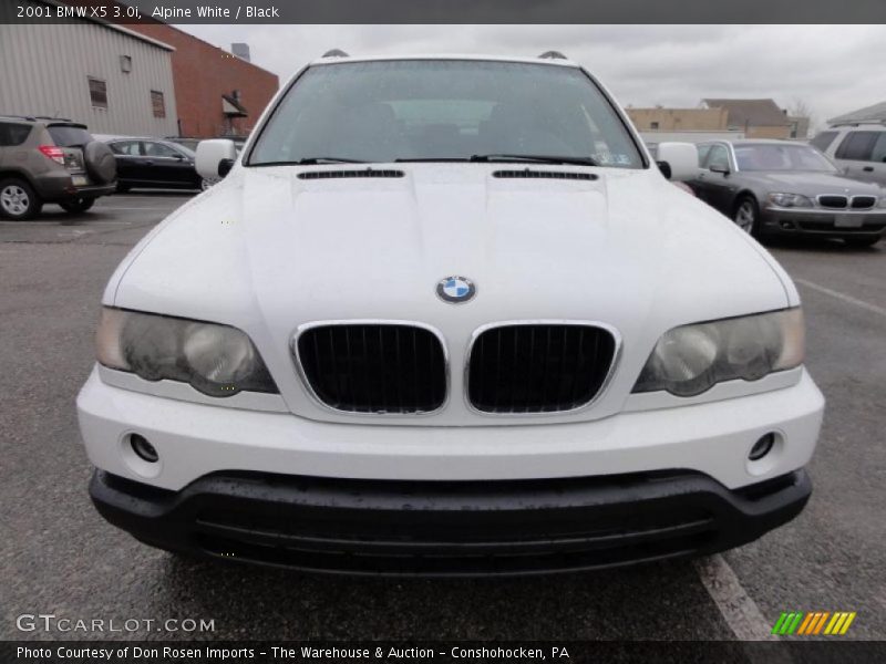 Alpine White / Black 2001 BMW X5 3.0i