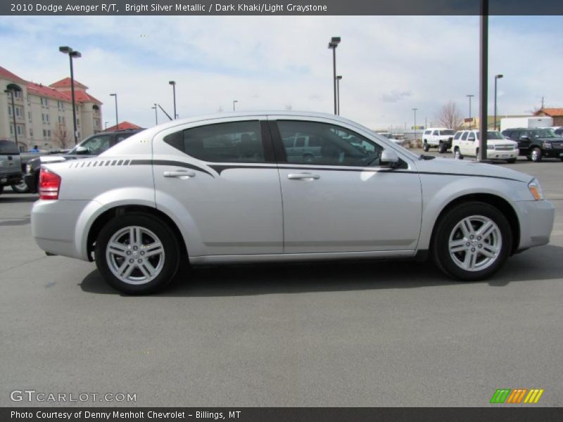 Bright Silver Metallic / Dark Khaki/Light Graystone 2010 Dodge Avenger R/T