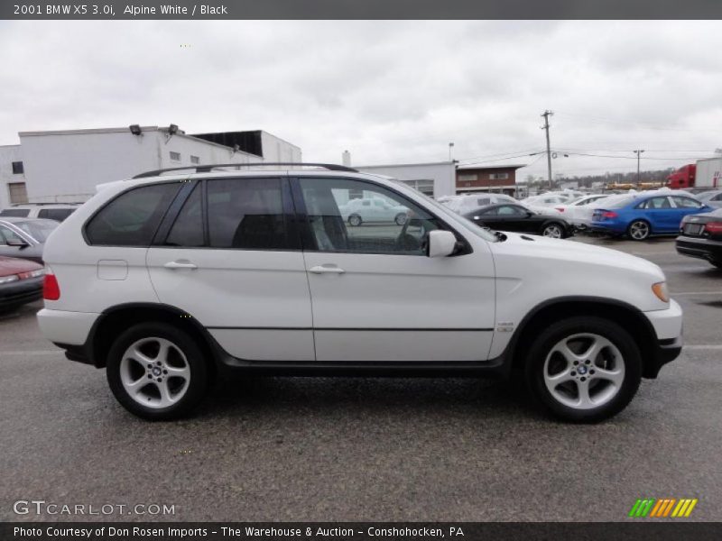 Alpine White / Black 2001 BMW X5 3.0i
