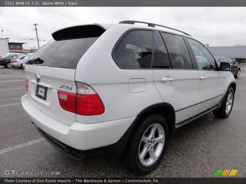 Alpine White / Black 2001 BMW X5 3.0i