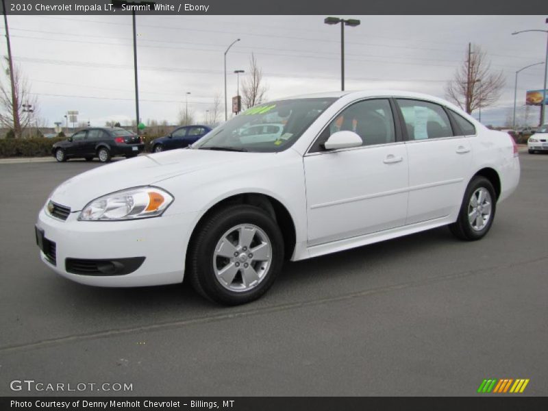 Summit White / Ebony 2010 Chevrolet Impala LT