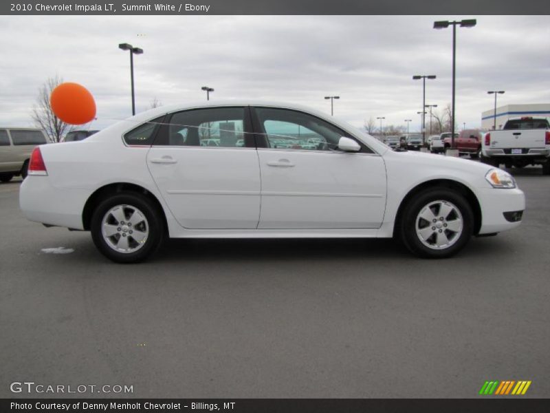Summit White / Ebony 2010 Chevrolet Impala LT