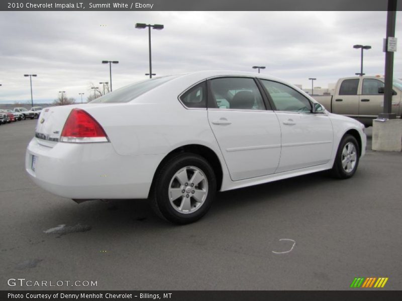 Summit White / Ebony 2010 Chevrolet Impala LT
