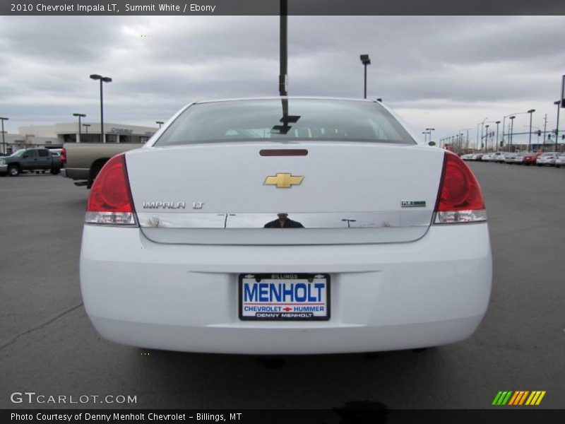 Summit White / Ebony 2010 Chevrolet Impala LT