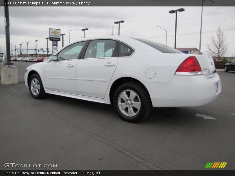 Summit White / Ebony 2010 Chevrolet Impala LT