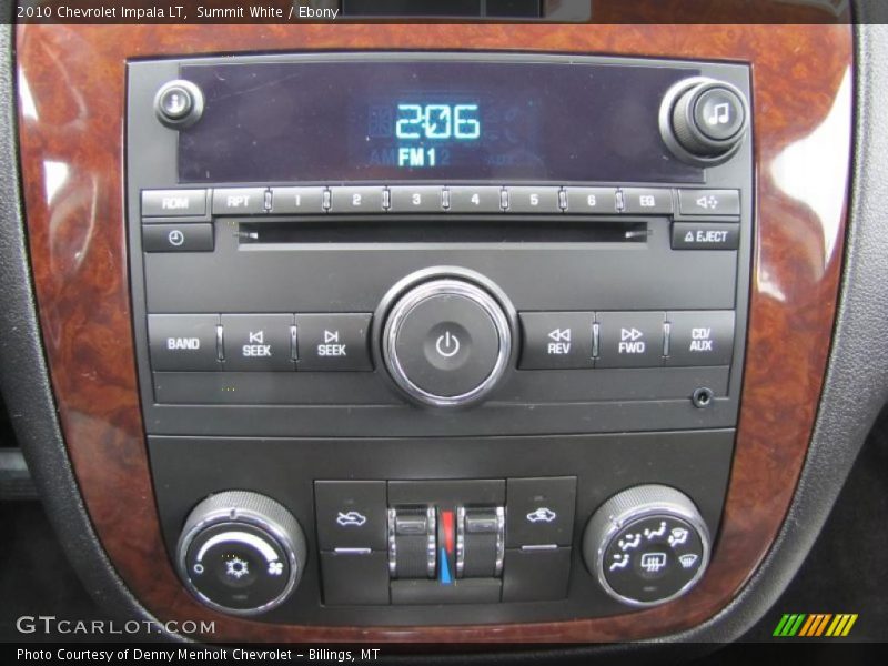 Summit White / Ebony 2010 Chevrolet Impala LT