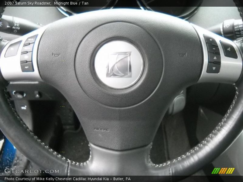 Midnight Blue / Tan 2007 Saturn Sky Roadster