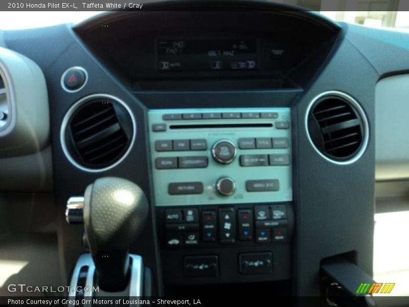 Taffeta White / Gray 2010 Honda Pilot EX-L