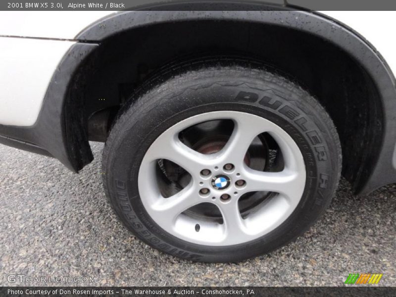 Alpine White / Black 2001 BMW X5 3.0i