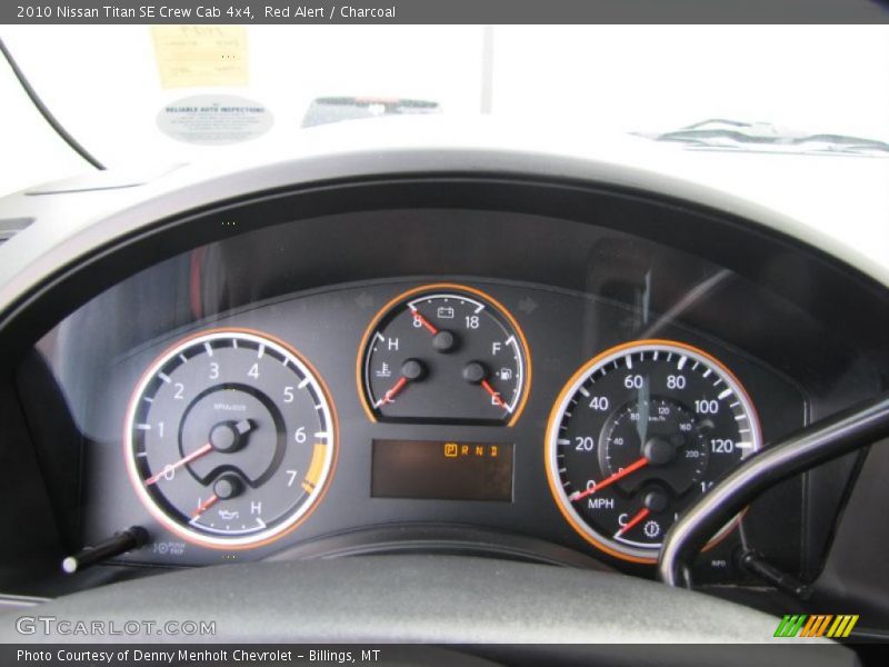  2010 Titan SE Crew Cab 4x4 SE Crew Cab 4x4 Gauges