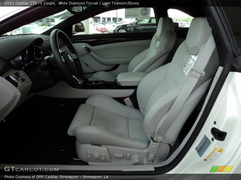  2011 CTS -V Coupe Light Titanium/Ebony Interior