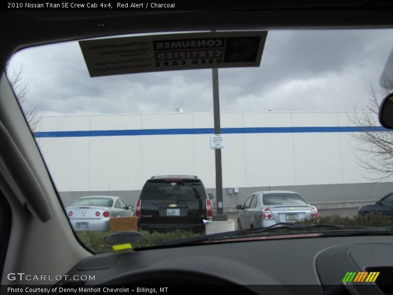 Red Alert / Charcoal 2010 Nissan Titan SE Crew Cab 4x4