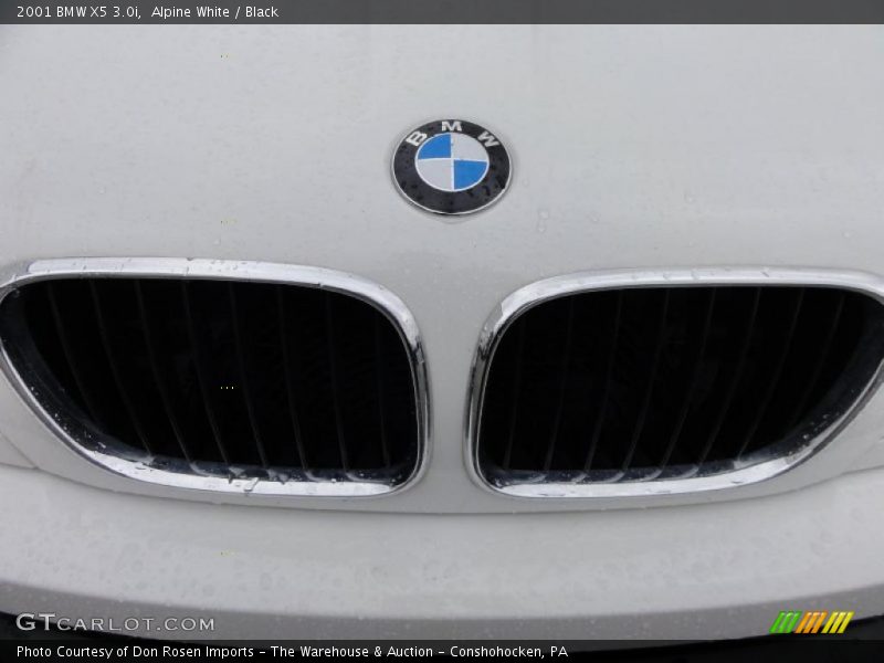 Alpine White / Black 2001 BMW X5 3.0i
