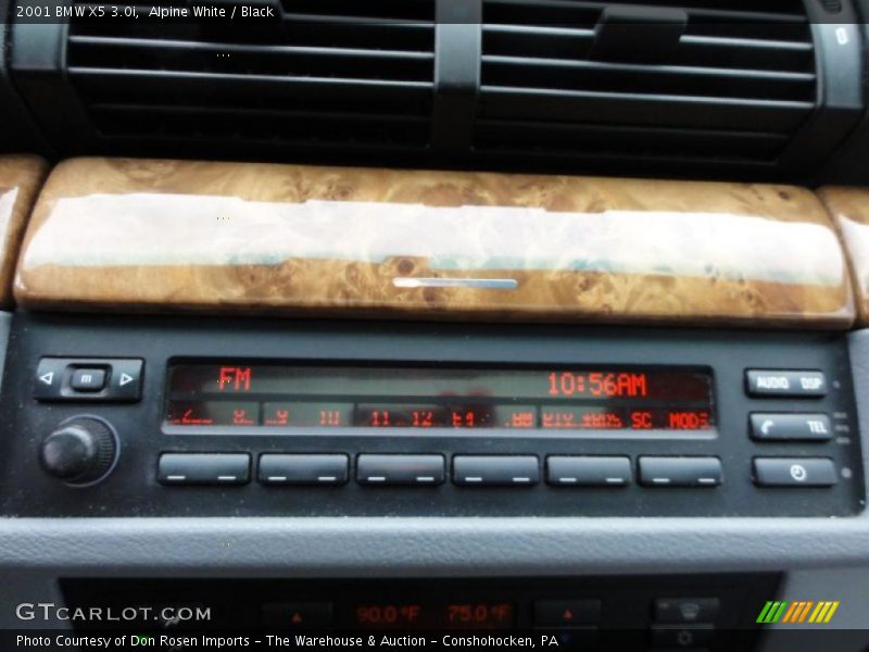 Alpine White / Black 2001 BMW X5 3.0i