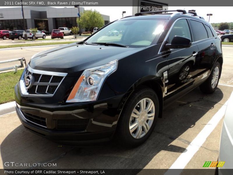 Black Raven / Ebony/Titanium 2011 Cadillac SRX FWD