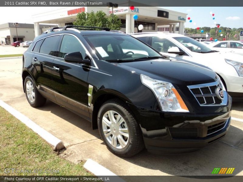 Black Raven / Ebony/Titanium 2011 Cadillac SRX FWD