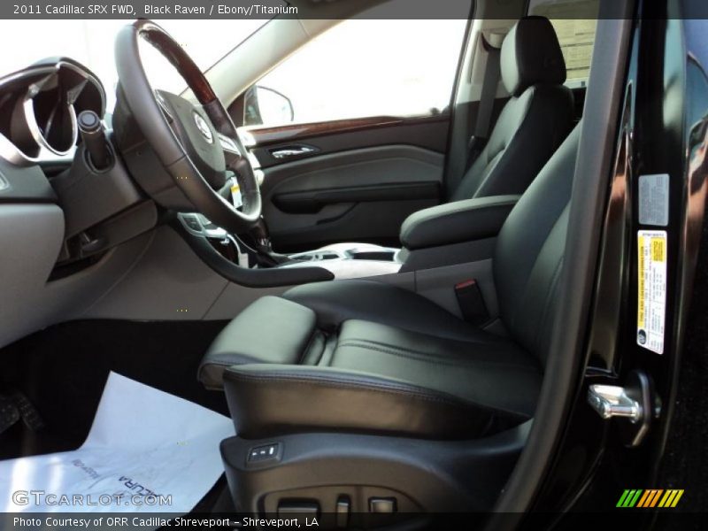 Black Raven / Ebony/Titanium 2011 Cadillac SRX FWD