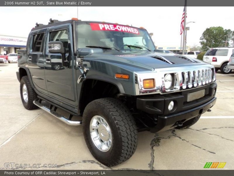 Slate Blue Metallic / Ebony 2006 Hummer H2 SUT