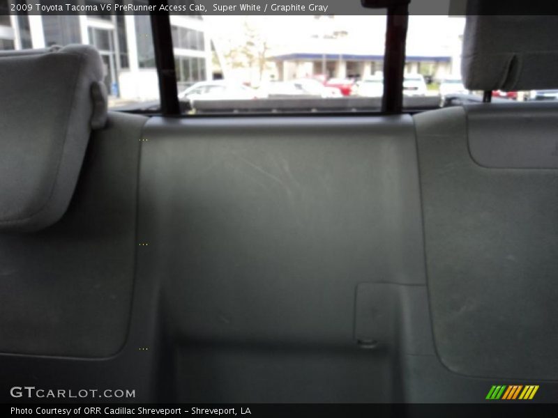 Super White / Graphite Gray 2009 Toyota Tacoma V6 PreRunner Access Cab
