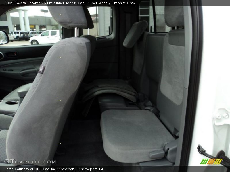 Super White / Graphite Gray 2009 Toyota Tacoma V6 PreRunner Access Cab