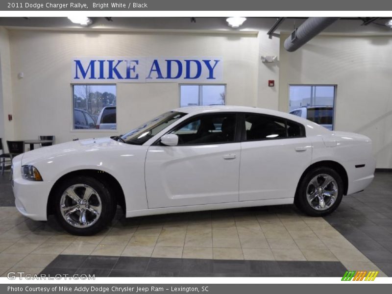 Bright White / Black 2011 Dodge Charger Rallye