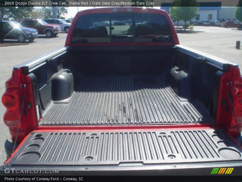 Flame Red / Dark Slate Gray/Medium Slate Gray 2008 Dodge Dakota SLT Crew Cab