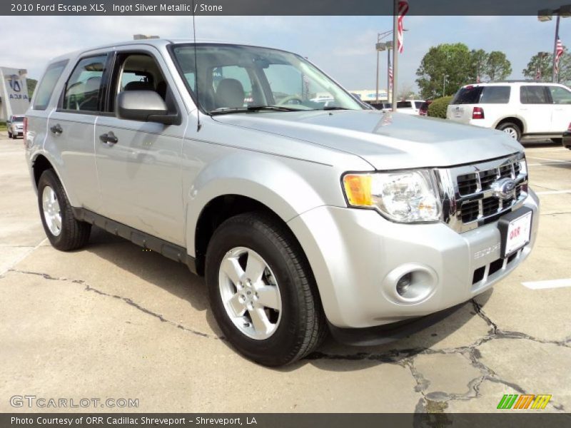Ingot Silver Metallic / Stone 2010 Ford Escape XLS