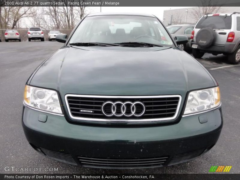 Racing Green Pearl / Melange 2001 Audi A6 2.7T quattro Sedan