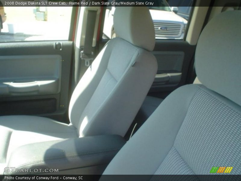 Flame Red / Dark Slate Gray/Medium Slate Gray 2008 Dodge Dakota SLT Crew Cab