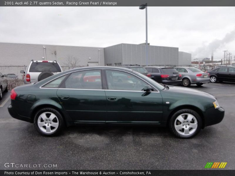 Racing Green Pearl / Melange 2001 Audi A6 2.7T quattro Sedan