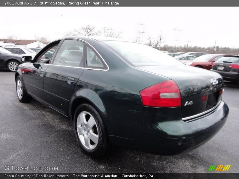 Racing Green Pearl / Melange 2001 Audi A6 2.7T quattro Sedan